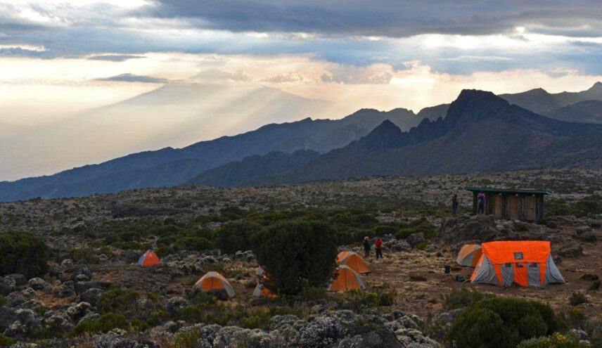 shira 2 camp on kili