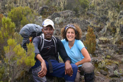 Thomson Safaris Kilimanjaro guide with Thomson Safaris staffer Ali