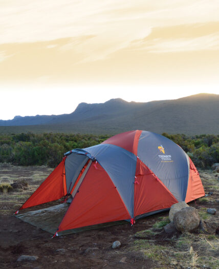 thomson tent exterior on kilimanjaro