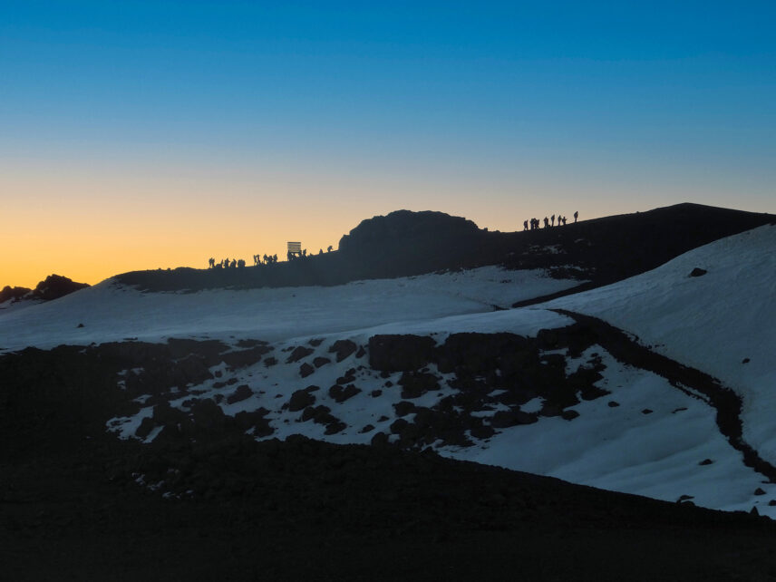 kilimanjaro summit at sunrise