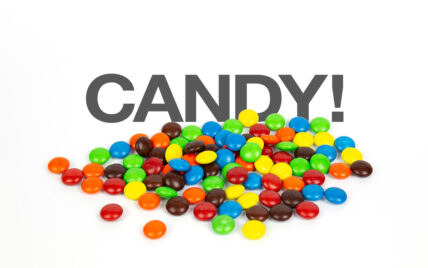 candy on the hiking trail