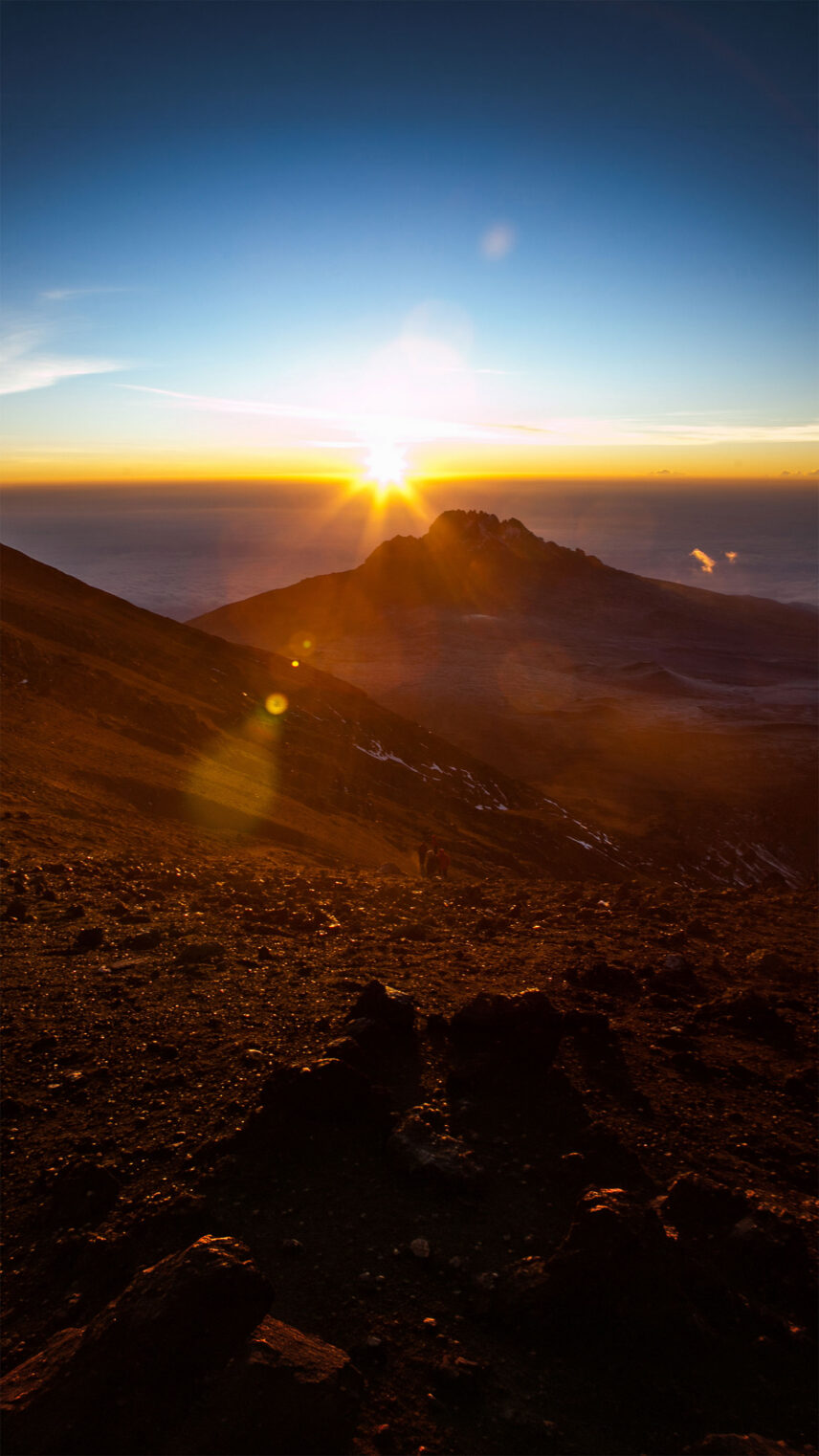 sunrise on mount kilimanjaro